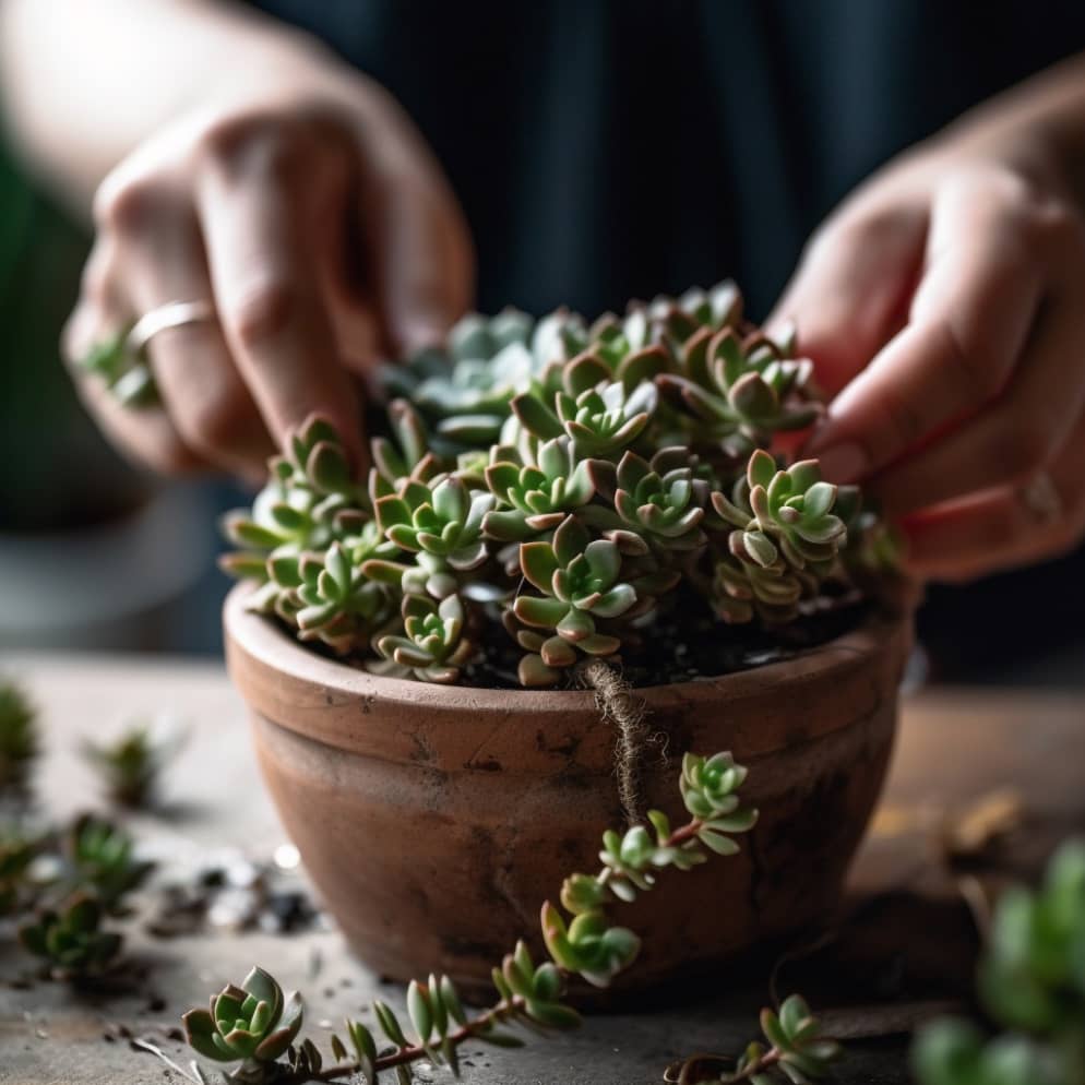 Imagen de la  propagación de la Crassula